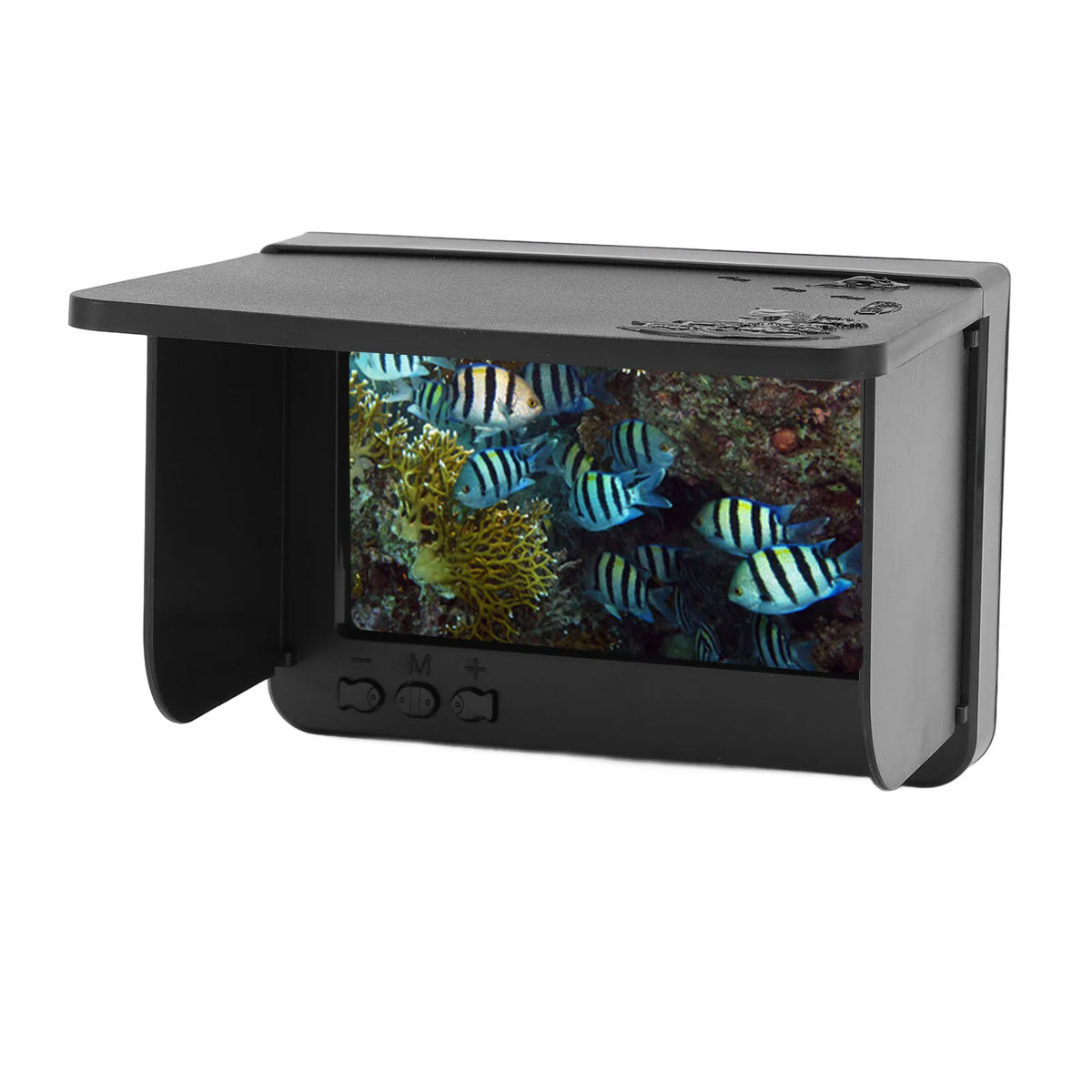 Fish Finder Display Screen with Adjustable Backlight and Sunvisor