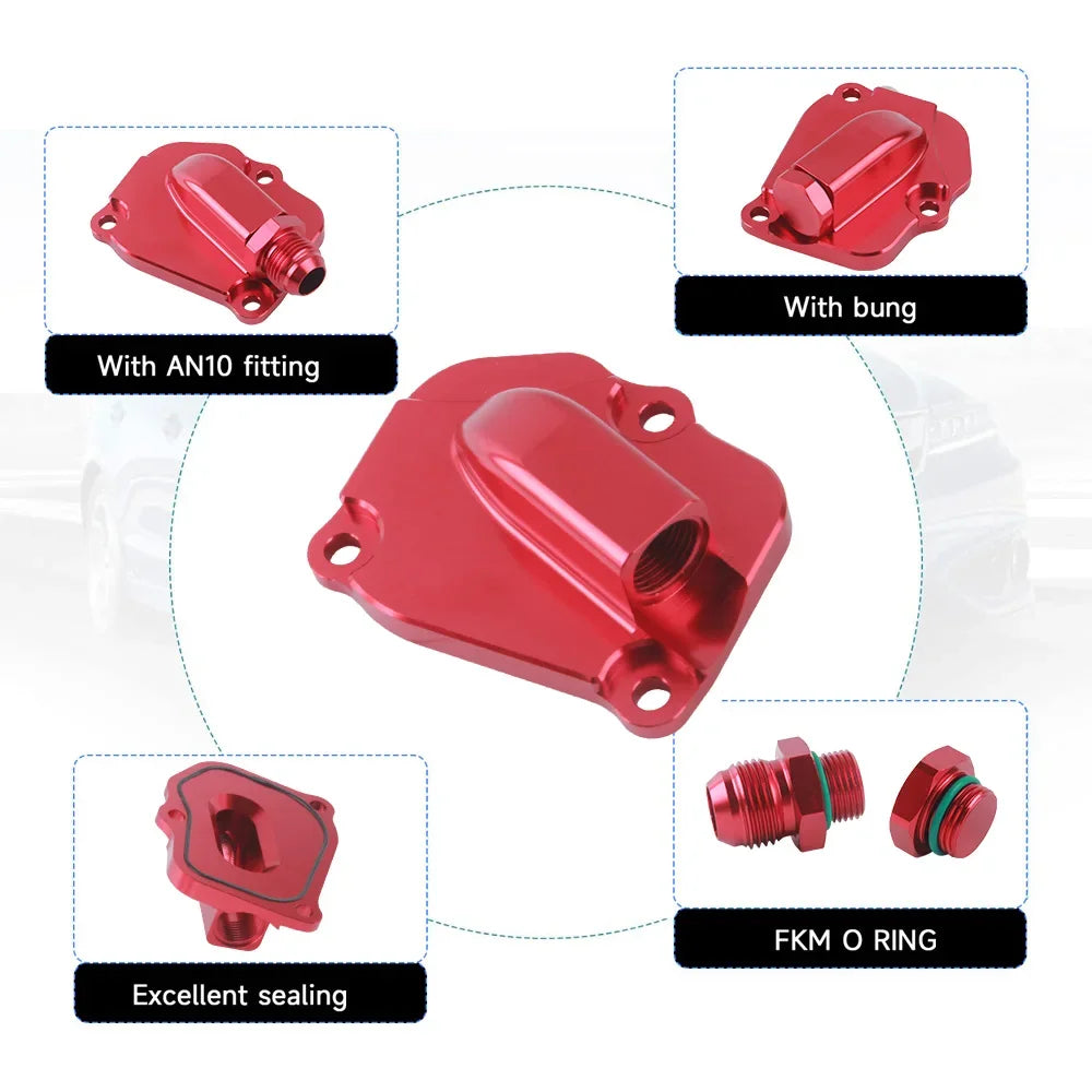 Oil Return Chain Tensioner Cover Plate For Honda K20 K24 Engine by InterCyprus Trading Ltd