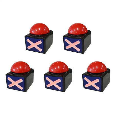 Red Buzzer Button Box With Sound And Light For Game Shows 5PCS