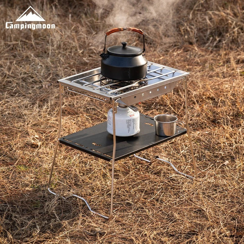 CAMPINGMOON G-38 &ndash; Durable Folding Stainless Steel Design