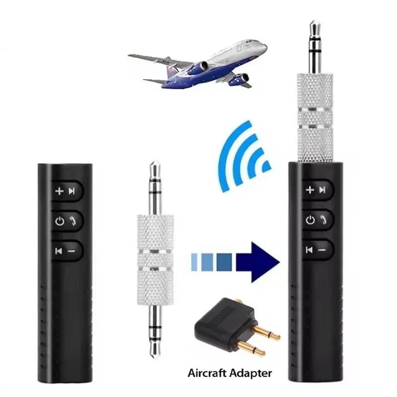 Car Bluetooth 5.0 Receiver 3.5mm AUX Jack &ndash; Music Streaming