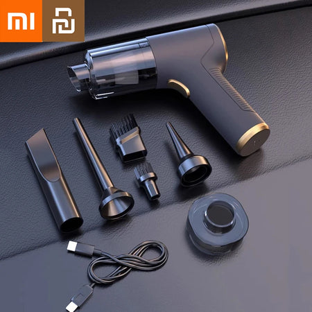 Xiaomi Youpin Car Vacuum Cleaner - Powerful Suction, Portable &amp; Wireless