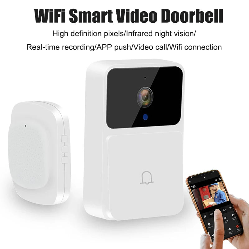 WiFi Video Doorbell &ndash; HD Camera With IR Night Vision