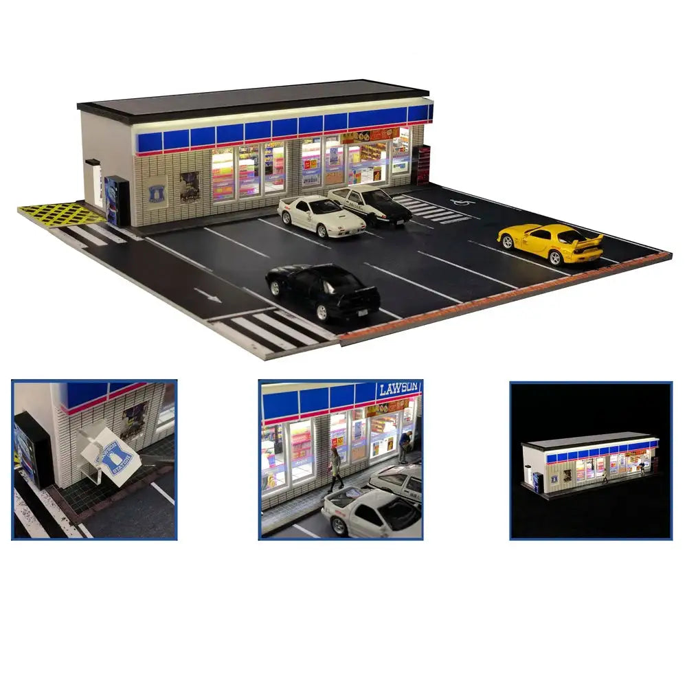 GFans 1:64 Diorama Car Garage &ndash; LED Lights Display 710024