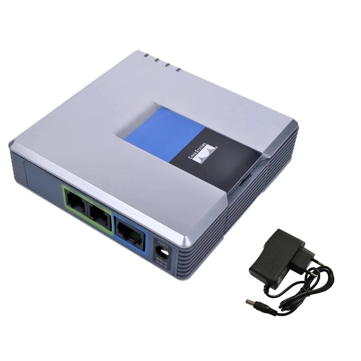PAP2T VoIP Phone Adapter &ndash; Dual FXS Ports VoIP Gateway EU No Retail Box