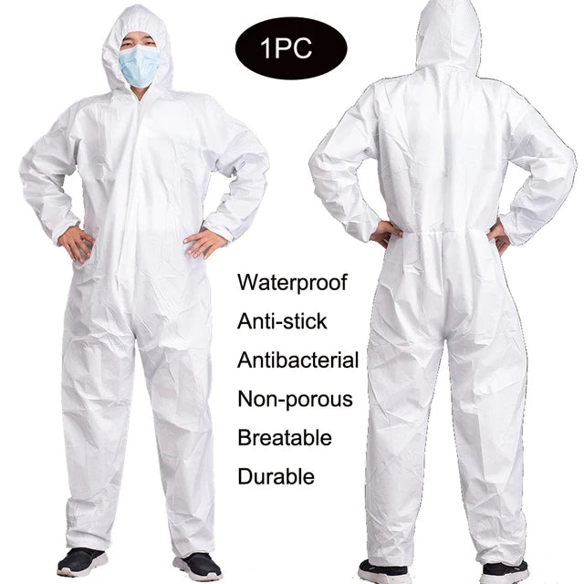 Protective Disposable Coverall &ndash; Waterproof And Oil-Resistant SF-No feet-55g / XXXL