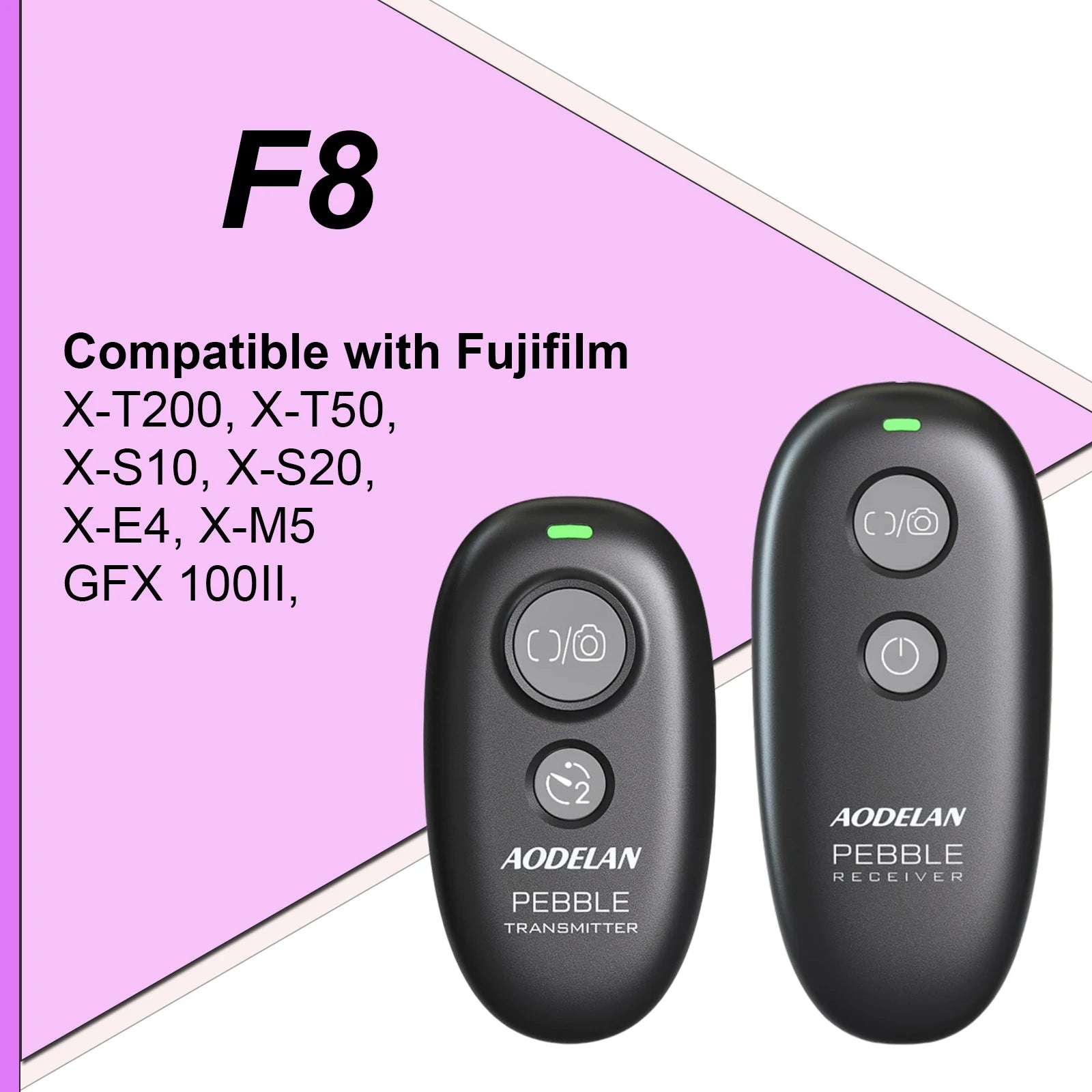 AODELAN Wireless Camera Shutter Release Remote for Canon, Sony, Nikon F8 for Fujifilm / CHINA