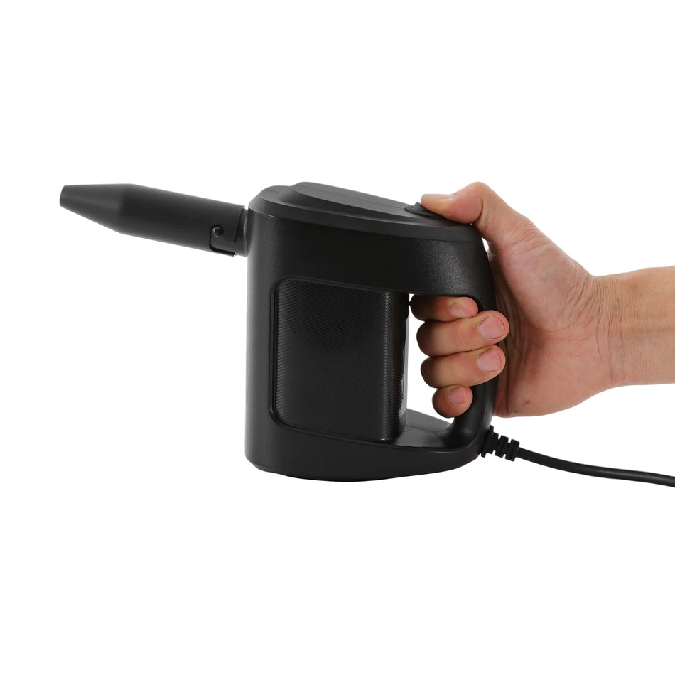 350W Sladdlös Handhållen Blåsare 4 Munstycken Svart Luftblåsare