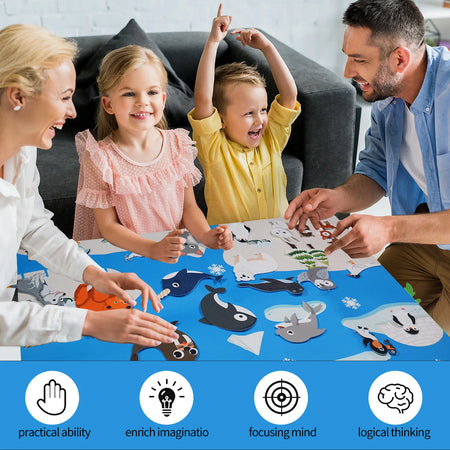 Polar Animals Felt Storytelling Set &ndash; Arctic Themed Fun