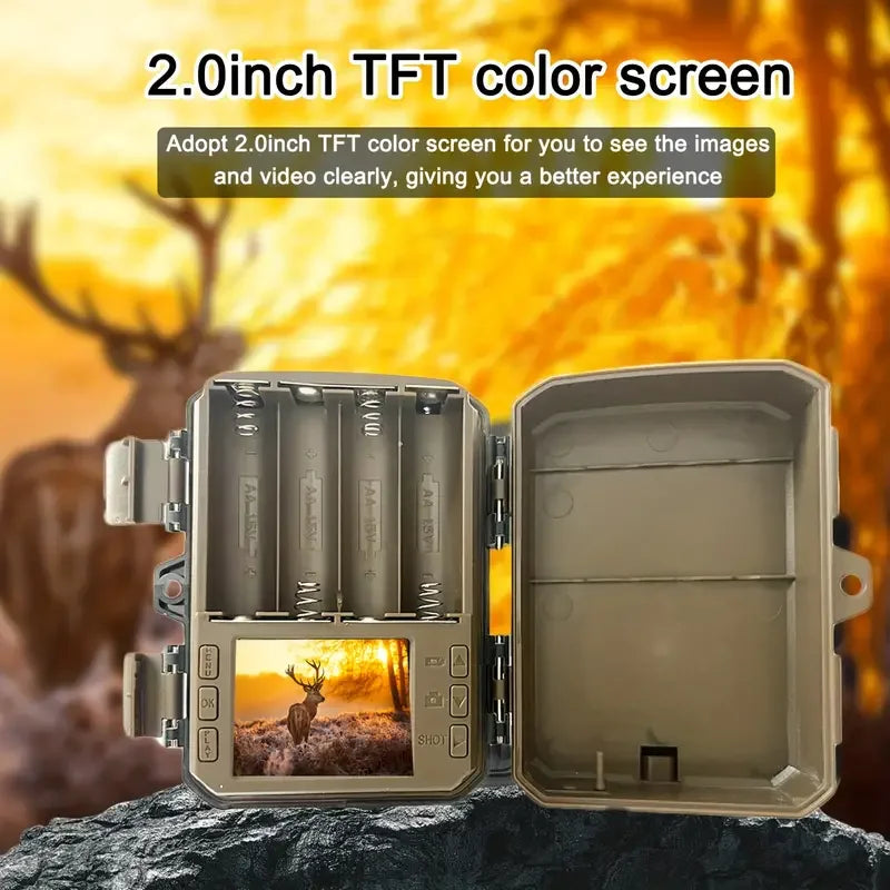 Outdoor Waterproof Hunting Camera &ndash; Night Vision HD Imaging