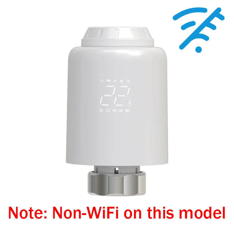 TRV Radiator Thermostatic Valve &ndash; Precise 0.1C Temp Control TRV / Non-WiFi