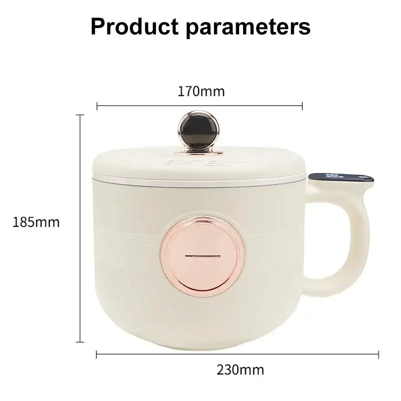 Multifunction Electric Rice Cooker 1.5L Nonstick Compact