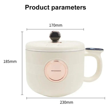 Multifunction Electric Rice Cooker 1.5L Nonstick Compact