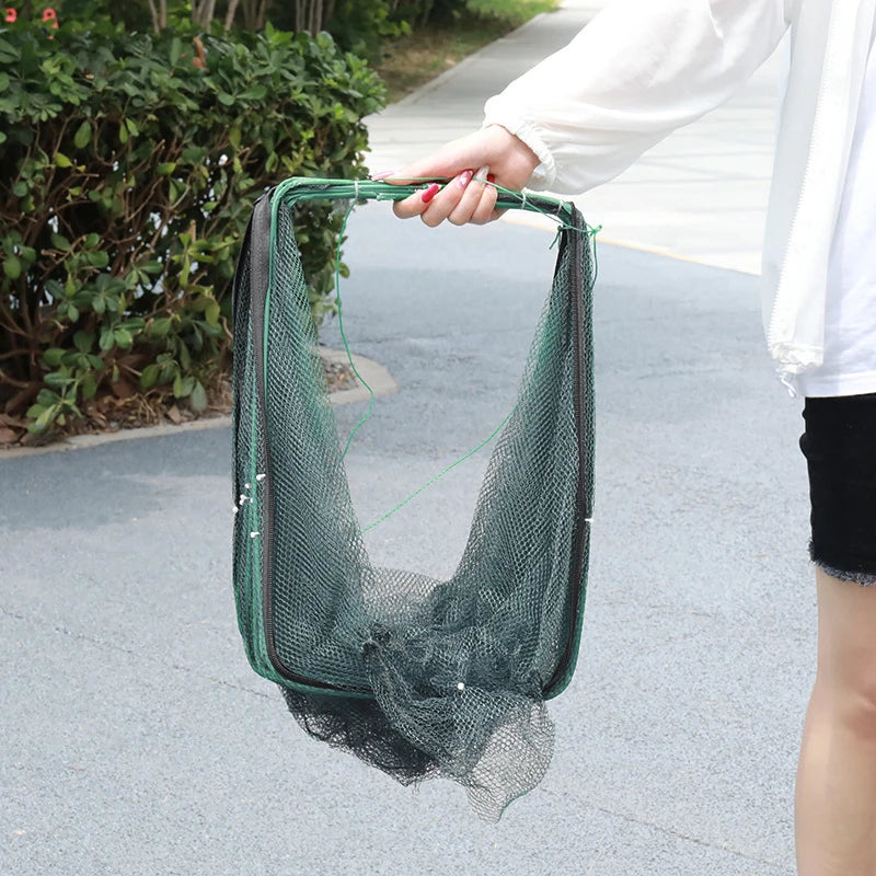 Foldable Fish &amp; Crab Trap: 6 &amp; 8-Hole Automatic Crayfish Catcher