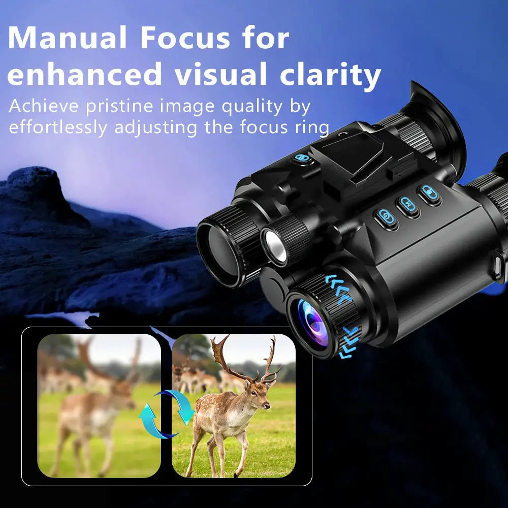 Vicloon Jumelles Vision Nocturne, 4K HD Jumelle Vision Nocturne Infrarouge avec Carte 32Go, écran UHD de 3/Portée Visuelle 300M/ 5000mAh Batterie Rechargeable/Zoom Numérique 8X, pour Chasse/Camping Vicloon Jumelles Vision Nocturne, 4K HD Jumelle Vision Nocturne Infrarouge avec Carte 32Go, écran UHD de 3/Portée Visuelle 300M/ 5000mAh Batterie Rechargeable/Zoom Numérique 8X, pour Chasse/Camping
