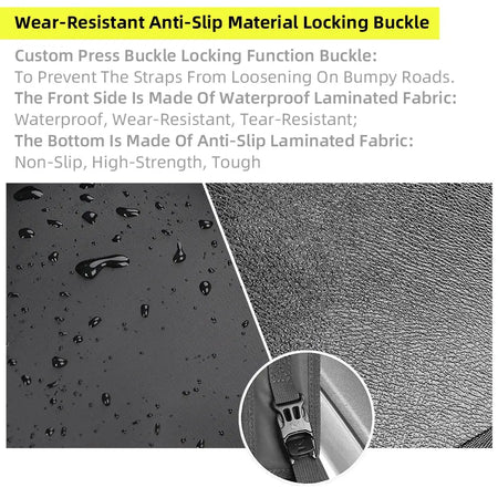 Rhinowalk Motorcycle Tank Bag Side Bag Hanging System Motor Fuel Tank Additional Side Bag Base Pad Motorcross Bag Base Accessory by InterCyprus Trading Ltd
