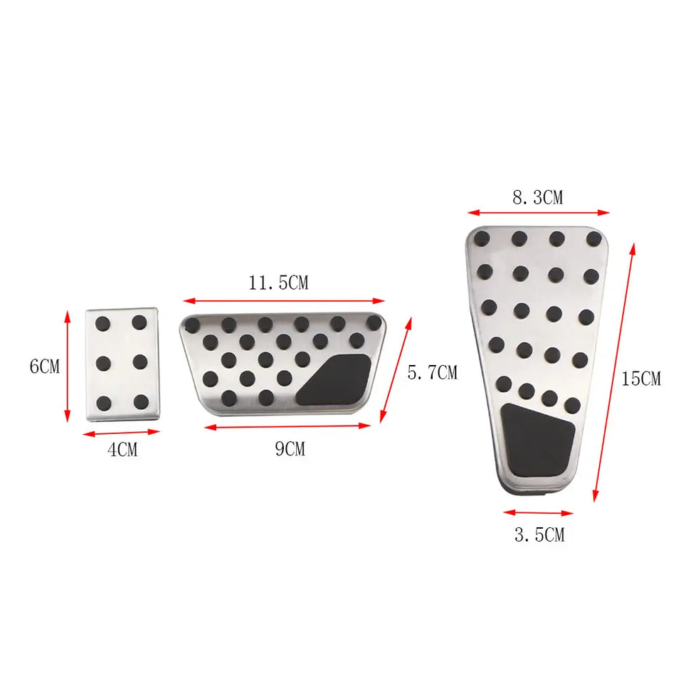 Acceleratorpedalen voor Dodge Ram RVS met rubberen grip Duurzame constructie Langdurige prestaties