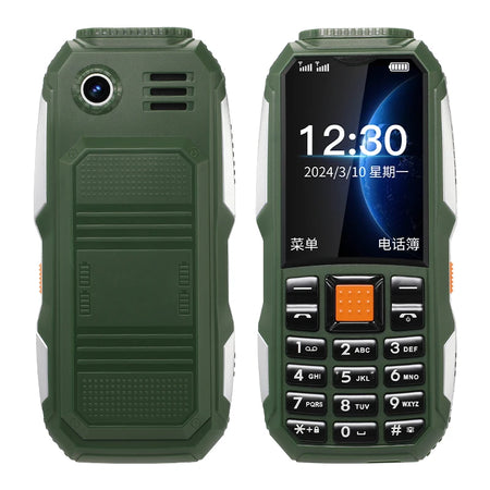 MAFAM Rugged Outdoor Phone &ndash; Push Button Dialing FM Radio Green / Standard