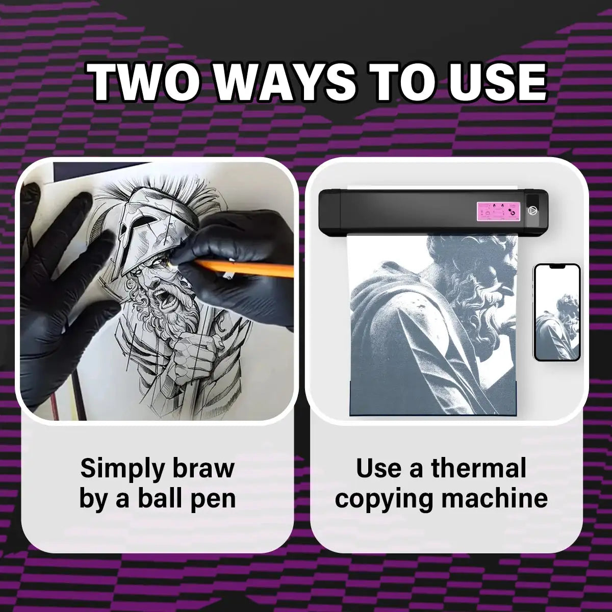 OZER 50 Sheets A4 Tattoo Transfer Paper For Thermal Copier