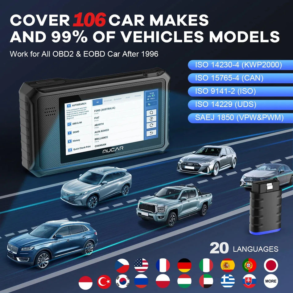 ThinkCar MUCAR VO6 &ndash; Full System Diagnostics With 28 Resets