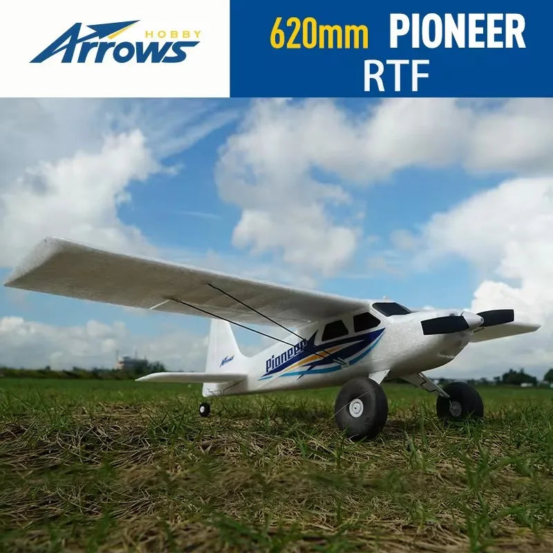 Blue Arrow 620mm Pioneer Fixed-Wing RC Aircraft for Beginners and Enthusiasts