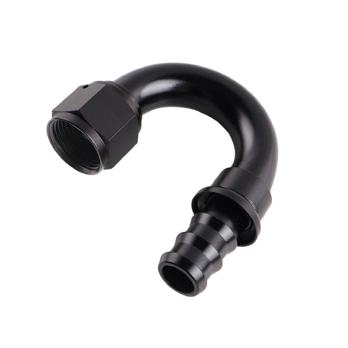 PIKBUK Universal AN4 6 8 10 12 Push-on Hose End Fittings Fuel Oil Cooler Hose Fitting 180 Degree Reusable Connection Adapter by InterCyprus Trading Ltd