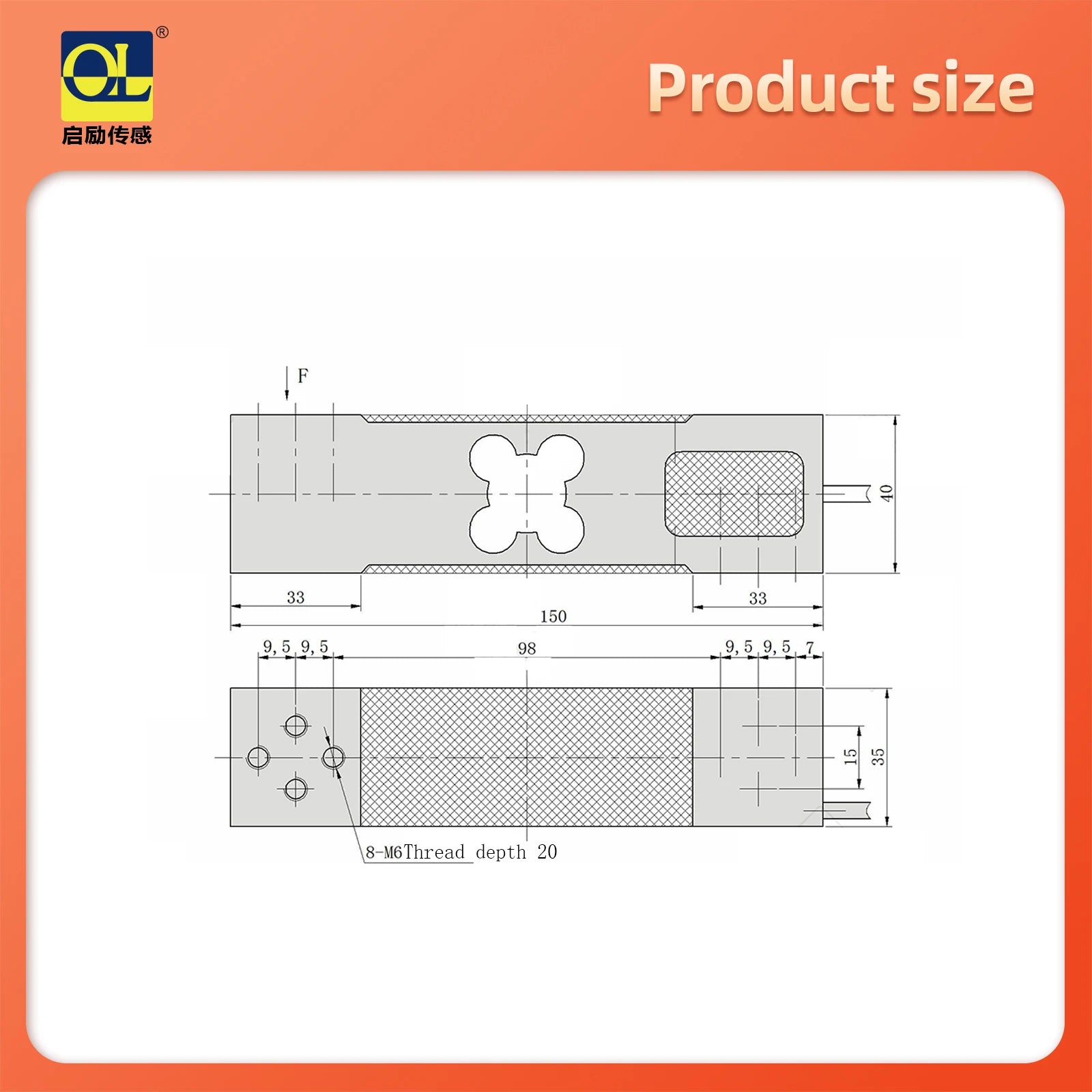 Load Cell Aluminum Alloy Sensor C3 &ndash; High Precision