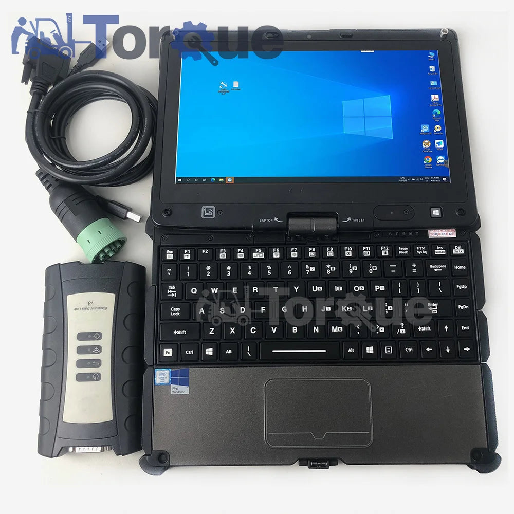 Getac V100 CF53 Laptop &ndash; High Configuration Agricultural Diagnostic Tool getac lap with V3