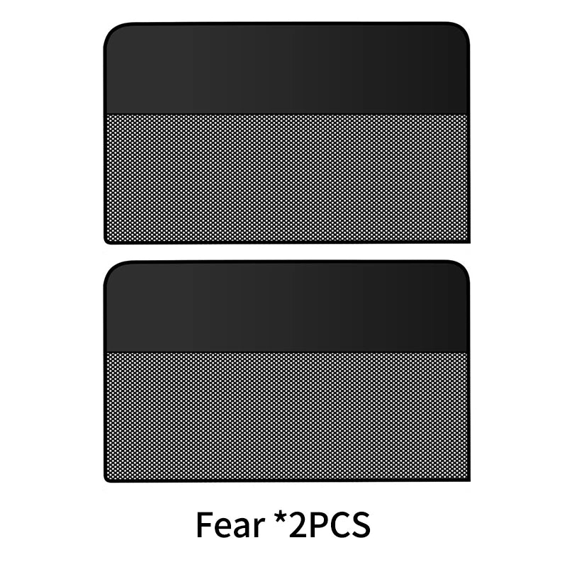 Magnetic Car Sunshade Curtains for UV Protection and Privacy Rear Row 2PCs