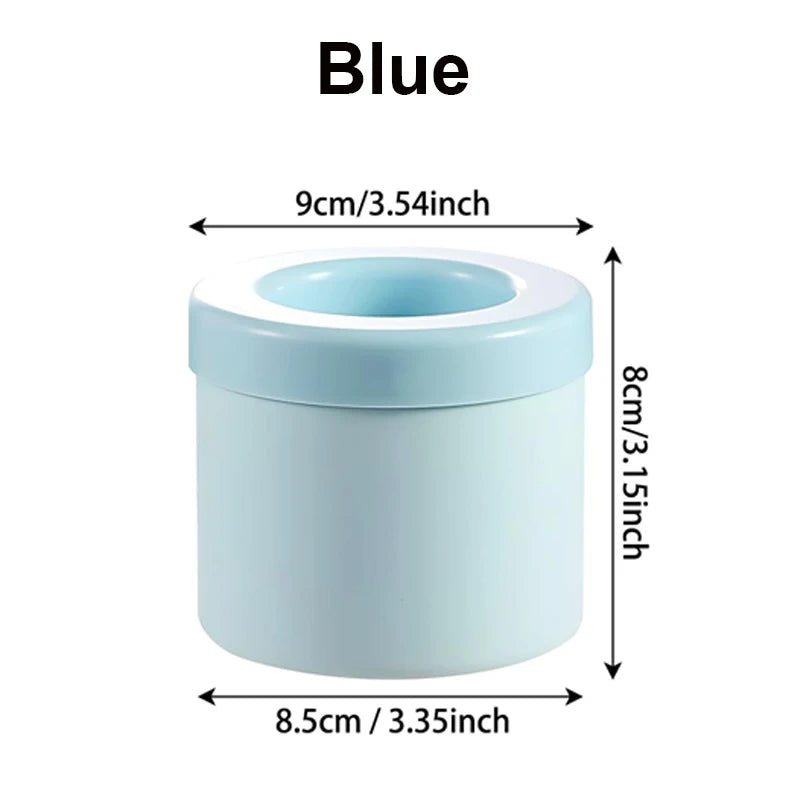 Silicone Ice Cube Mold with Lid for Eco-Friendly Freezing Q2-Blue