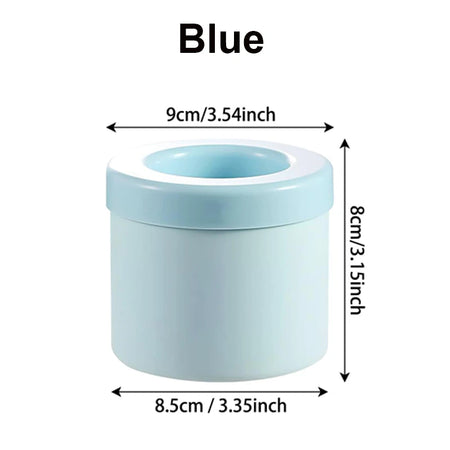 Silicone Ice Cube Mold with Lid for Eco-Friendly Freezing Q2-Blue