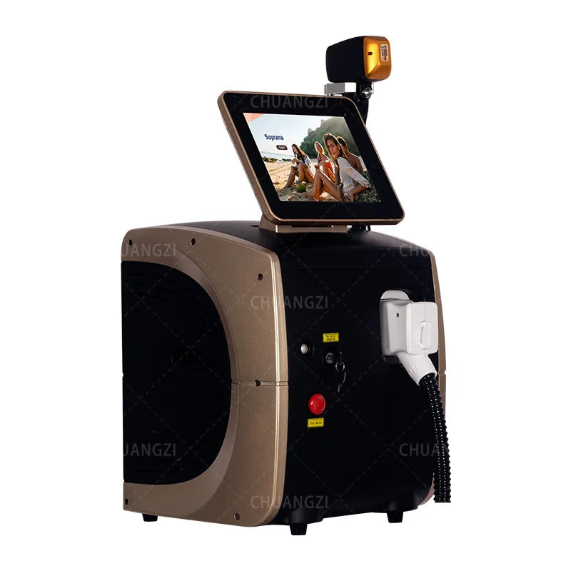 Professionel Diode Is Titanium Laser Hårfjerning 3 Bølger