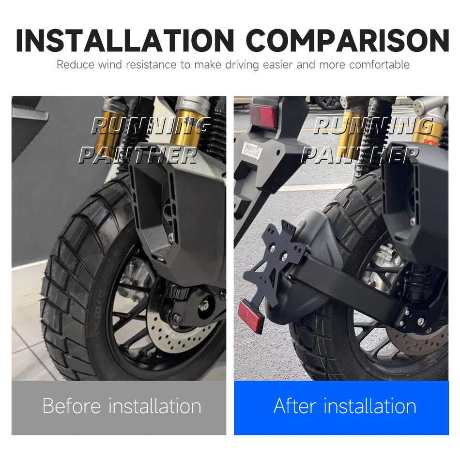 Numura zīmes turētājs ar LED gaismu Honda ADV350 modelim