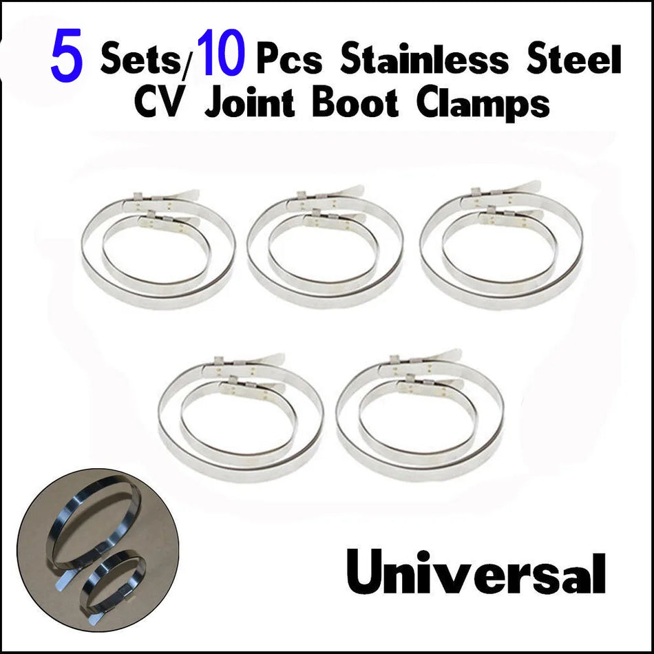 Kit di morsetti a crimpare per giunto CV universale Nightkist, clip in acciaio inossidabile per assale auto