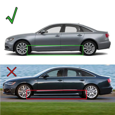XUKEY MOLDED MUD FLAPS ACCESSORIES FOR AUDI A6 C7 2011-2015 MUD FLAP SPLASH GUARDS FRONT & REAR SEDAN AVANT QUATTRO 2012-2014 by InterCyprus Trading Ltd