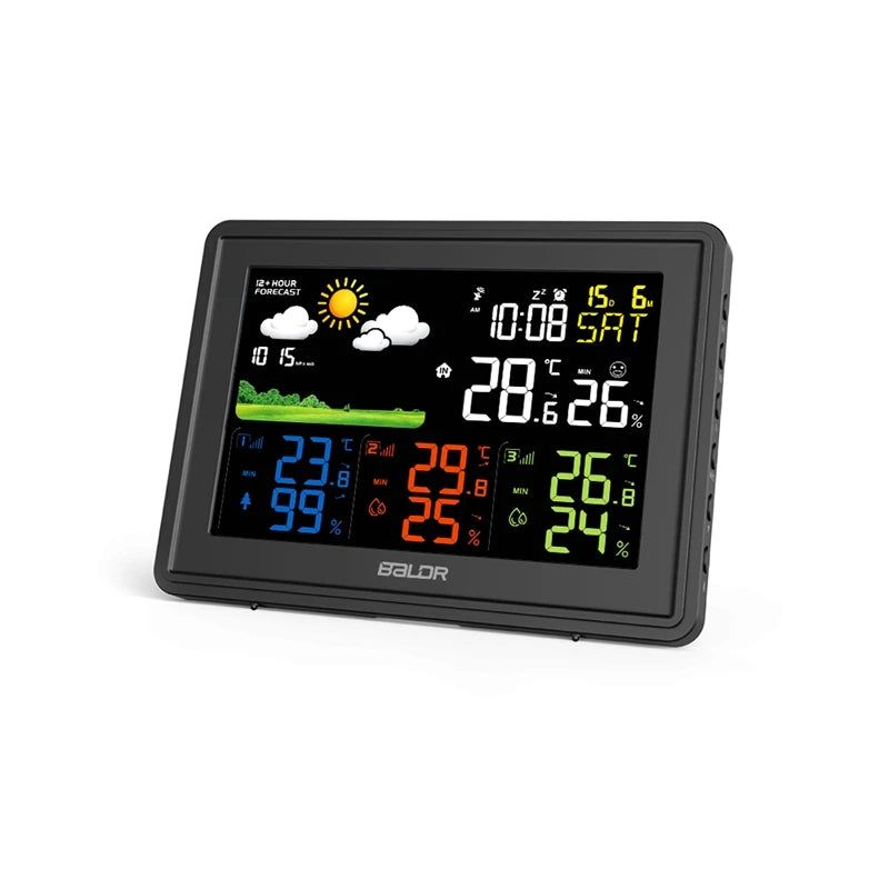 Baldr Wireless Color Weather Station &ndash; 3 Forecast Sensor