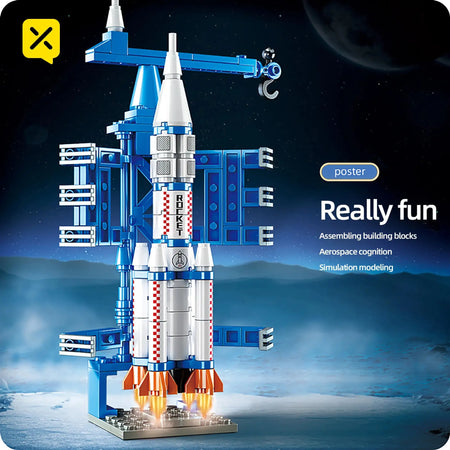 ToylinX 133 Pieces Space Shuttle Building Set For Kids