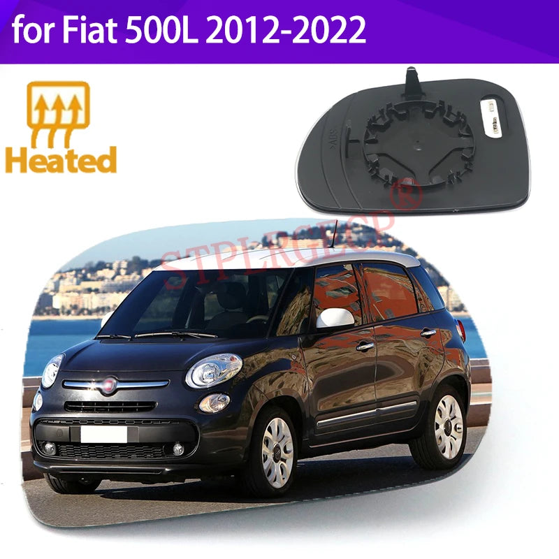 Verwarmd Zijvleugel Spiegelglas Voor Fiat 500L 2012-2022 L R