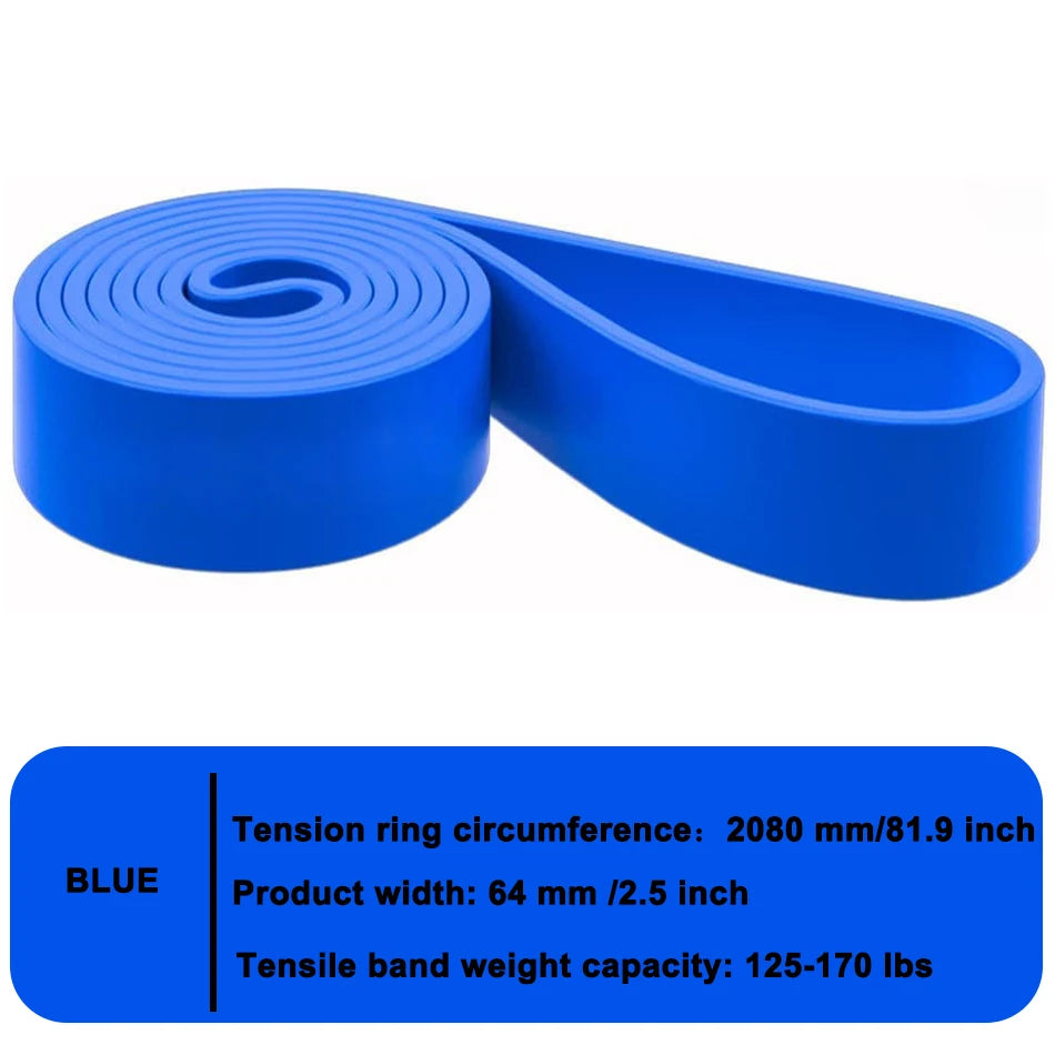 WOSWEIR FE0103 Elastic Resistance Bands - Full Body 125-170LBS-Blue