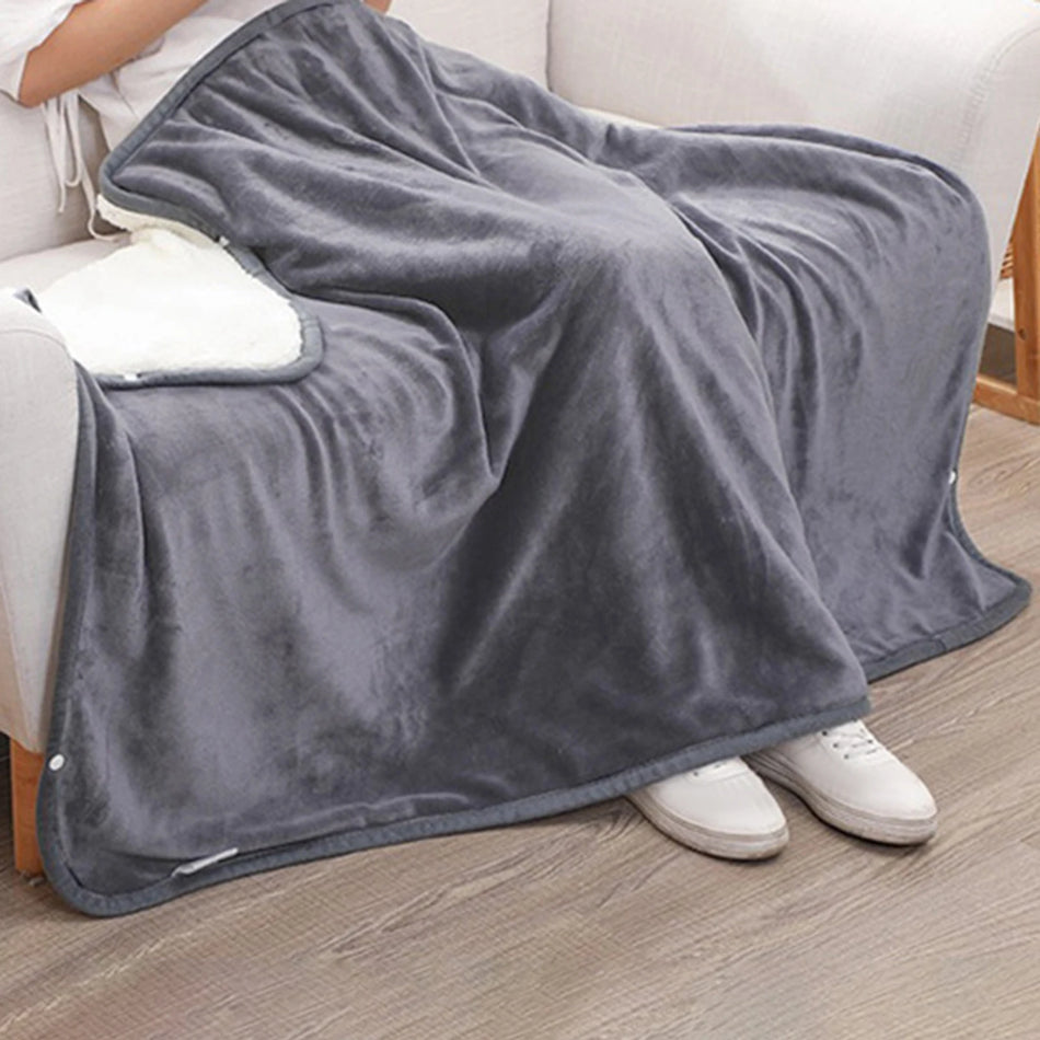 Electric Throw Blanket &ndash; Machine Washable USB Heated Default Title