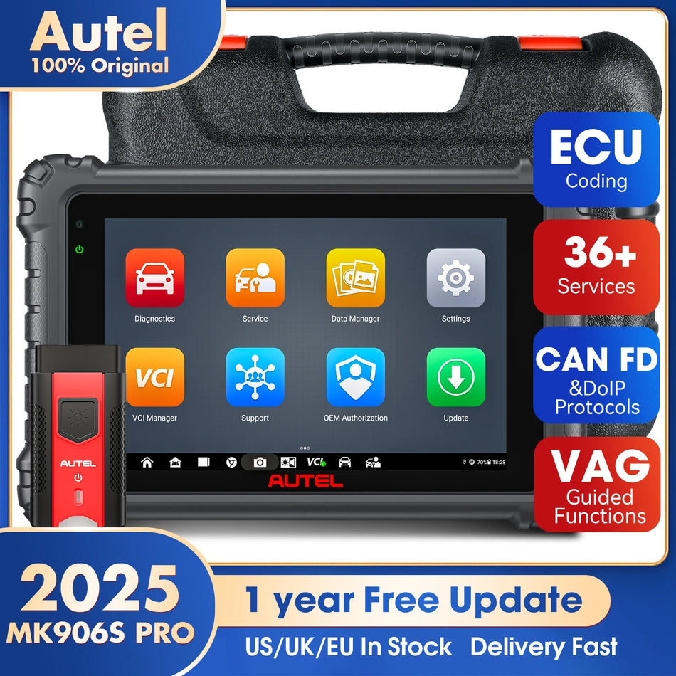 Autel MaxiCOM MK906S Pro Car Diagnostic Tool &ndash; ECU Coding spain / Korean