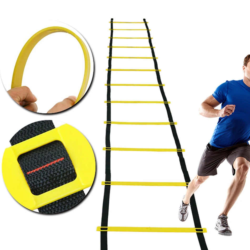 Conjunto de Entrenamiento de Velocidad y Agilidad: Escalera, Conos, Paraguas y Vallas