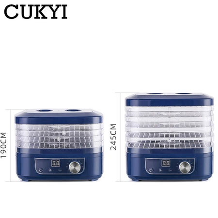 CUKYI Mini Food Dehydrator &ndash; Adjustable Temperature and Five Trays