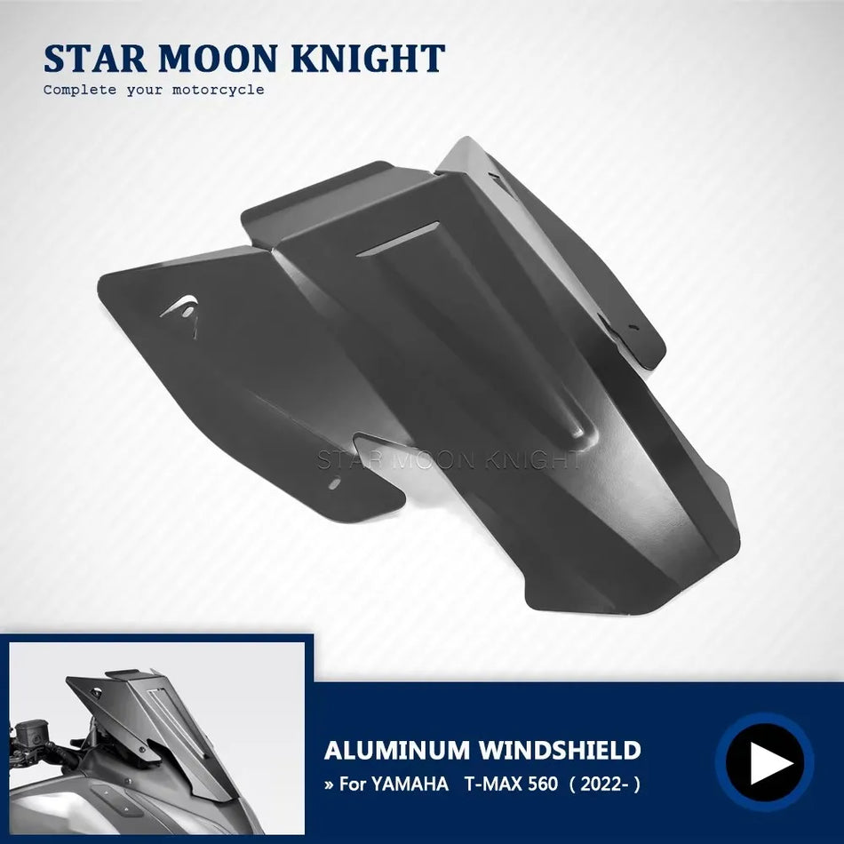Yamaha TMAX560 aluminijasti vetrobran z deflektorjem vetra za 2022 2023 motocikel karoserija
