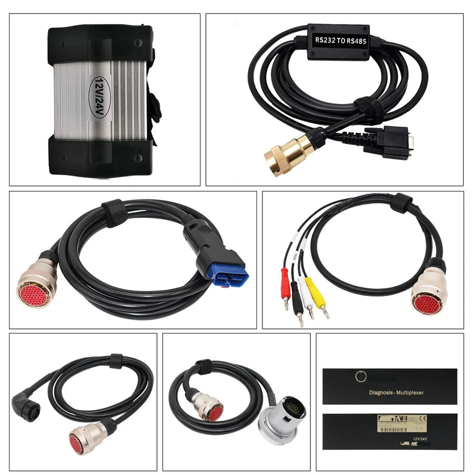 Диагностический инструмент Mercedes-Benz MB STAR C3 с полным чипом V2023.09, поддержка 12V и 24V