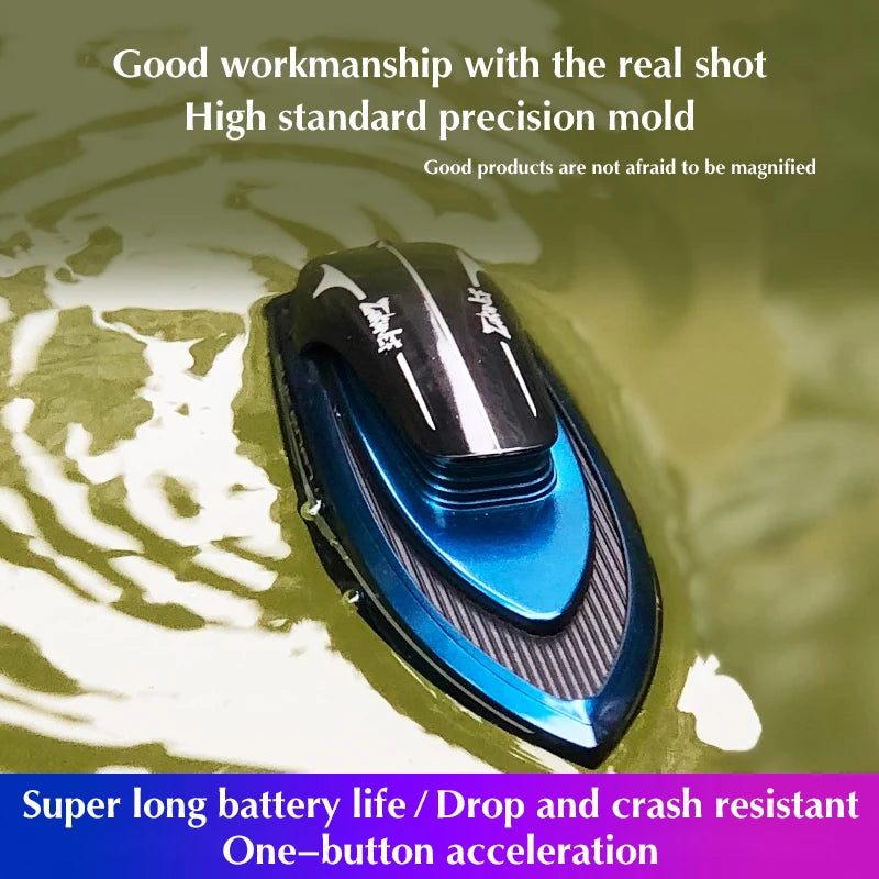 Mini RC Boat High Speed Remote Control Ship &ndash; LED Light
