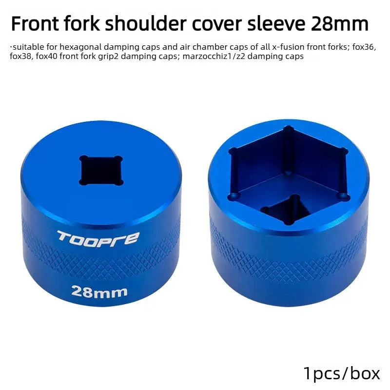 TOOPRE Bicycle Front Fork Shoulder Cover Disassembly Socket Bicycle Suspension Fork Upper Cover Wrench Maintenance Tool by InterCyprus Trading Ltd