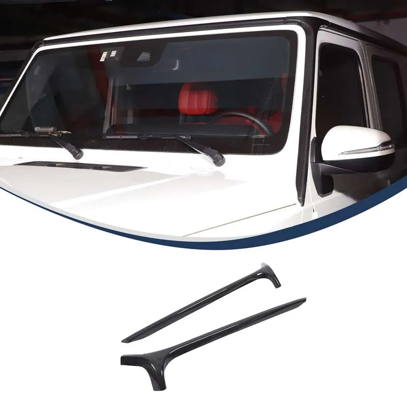 Mercedes G Klasa W464 Realny Włókno Węglowe Osłona Słupka A 2 sztuki