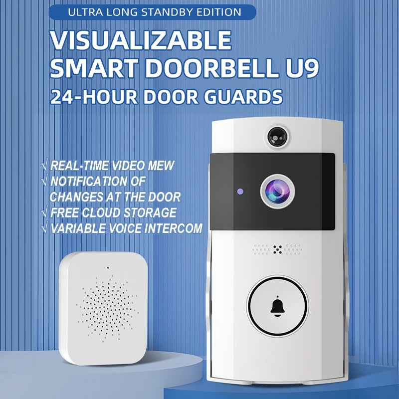Luxuglow 720p Wireless Doorbell &ndash; Solar Powered Operation