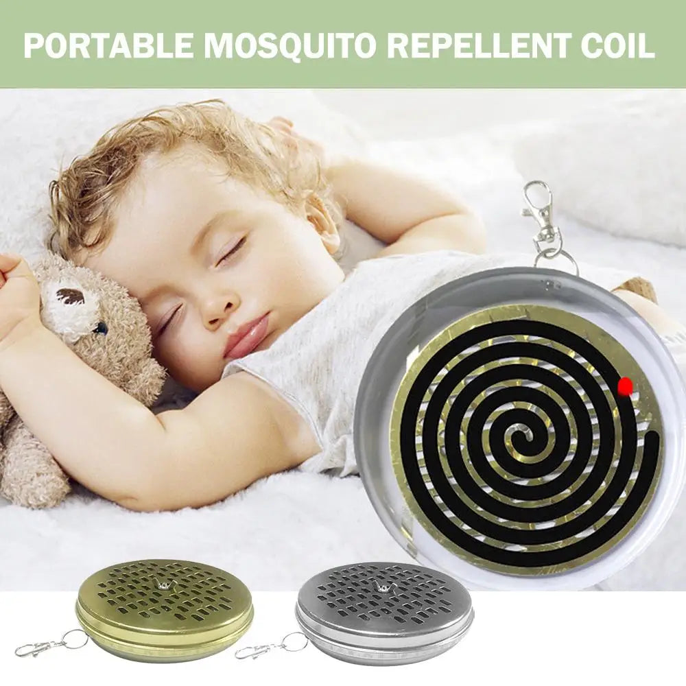 Stainless Steel Mosquito Coil Holder &ndash; Space-Saving Hangable Design